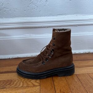 Legres College Suede Boot, Brown, Size 40